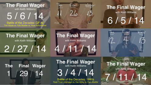 The Final Wager cover medley