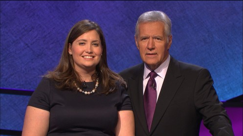 Julia Collins Alex Trebek