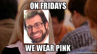 John Schultz pink
