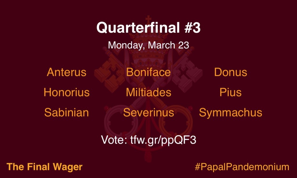 Papal Pandemonium quarterfinal 3