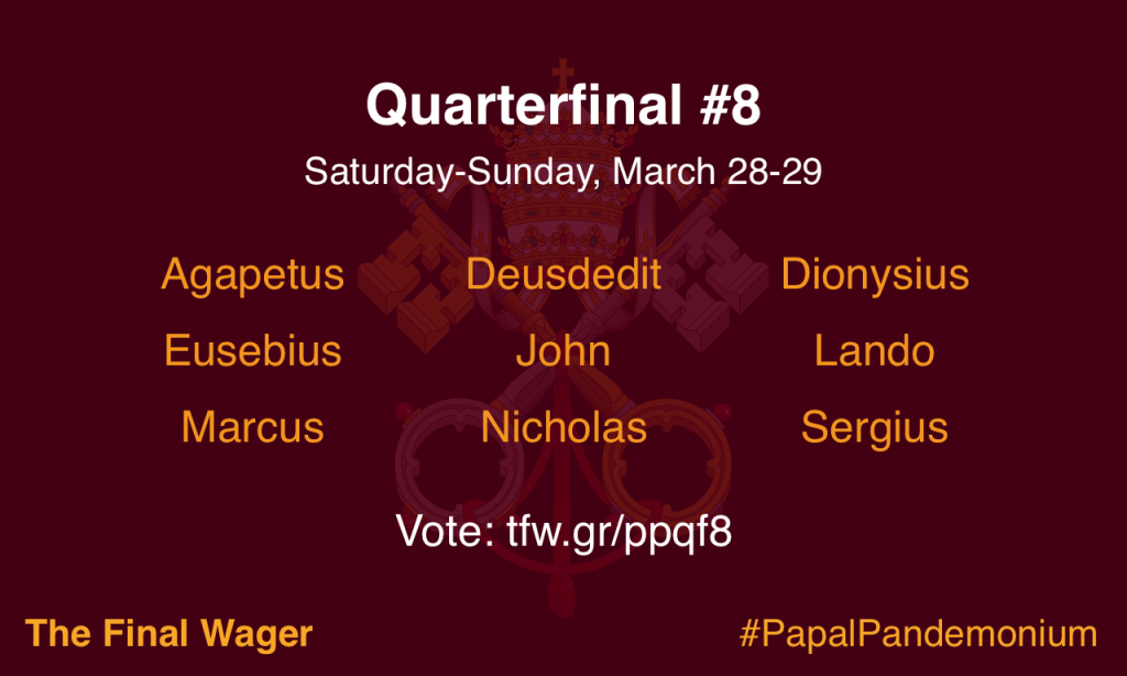 Papal Pandemonium quarterfinal 8